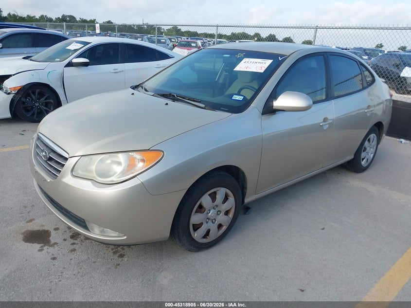 2008 Hyundai Elantra VIN KMHDU46D08U531917 IAAI salvage auction — SIDE, Clear (Texas), sold $275 on 2026-07-16 (photo 2)