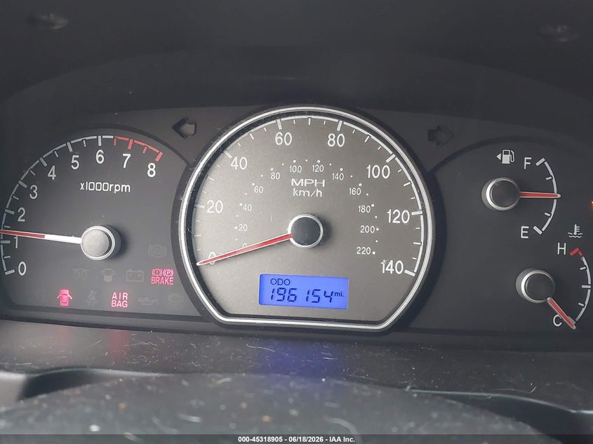 2008 Hyundai Elantra VIN KMHDU46D08U531917 IAAI salvage auction — SIDE, Clear (Texas), sold $275 on 2026-07-16 (photo 7)