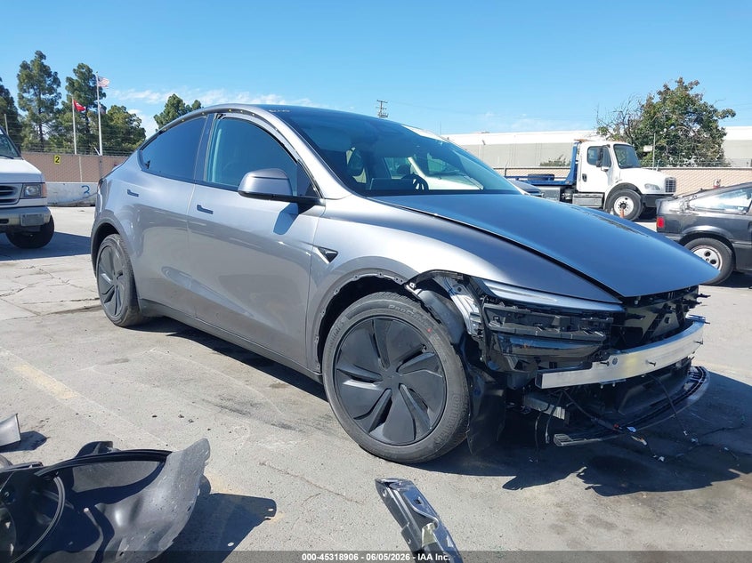 2026 Tesla Model y VIN 7SAYGDEE3TF544558 IAAI salvage auction — LEFT FRONT, Salvage Title, sold $16,950 on 2026-07-20 (photo 1)