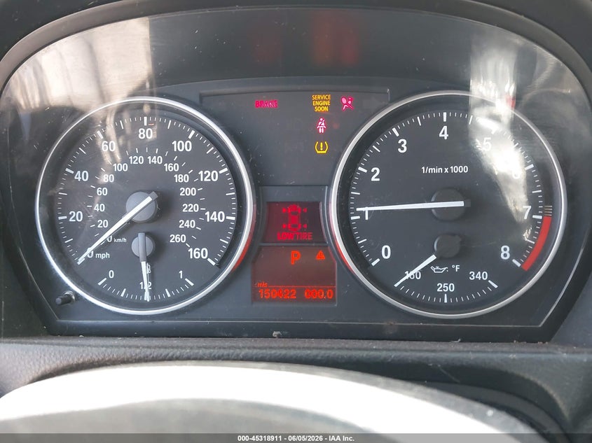 2009 BMW 3 series VIN WBAPM77579NL88483 IAAI salvage auction — NORMAL WEAR, Clear - Dealer Only (California), sold $700 on 2026-07-21 (photo 7)
