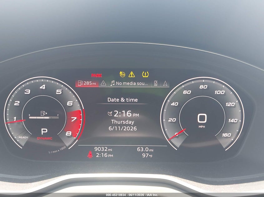 2024 Audi Sq5 sportback VIN WA134AFYXR2022295 IAAI salvage auction — FRONT END, Clear (Tennessee), sold $26,200 on 2026-07-27 (photo 7)