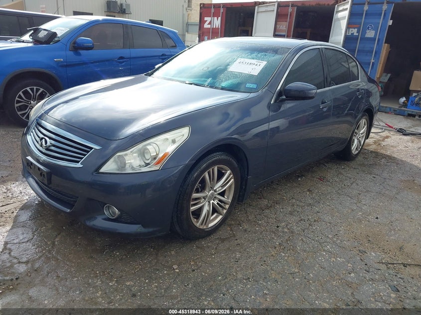 2013 Infiniti G37 VIN JN1CV6AP7DM302402 IAAI salvage auction — RIGHT SIDE, Original (Texas), sold $1,350 on 2026-07-20 (photo 2)