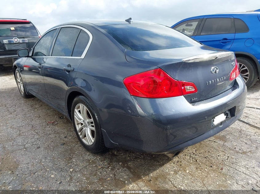 2013 Infiniti G37 VIN JN1CV6AP7DM302402 IAAI salvage auction — RIGHT SIDE, Original (Texas), sold $1,350 on 2026-07-20 (photo 3)