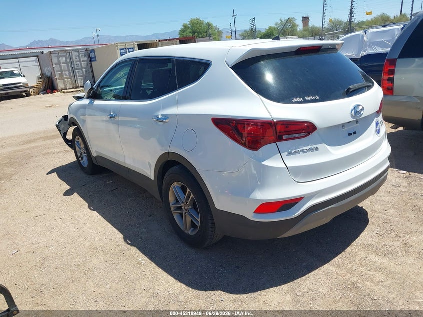 2018 Hyundai Santa fe VIN 5XYZTDLB9JG566897 IAAI salvage auction — FRONT END, Restored (Arizona), sold $1,800 on 2026-07-16 (photo 3)