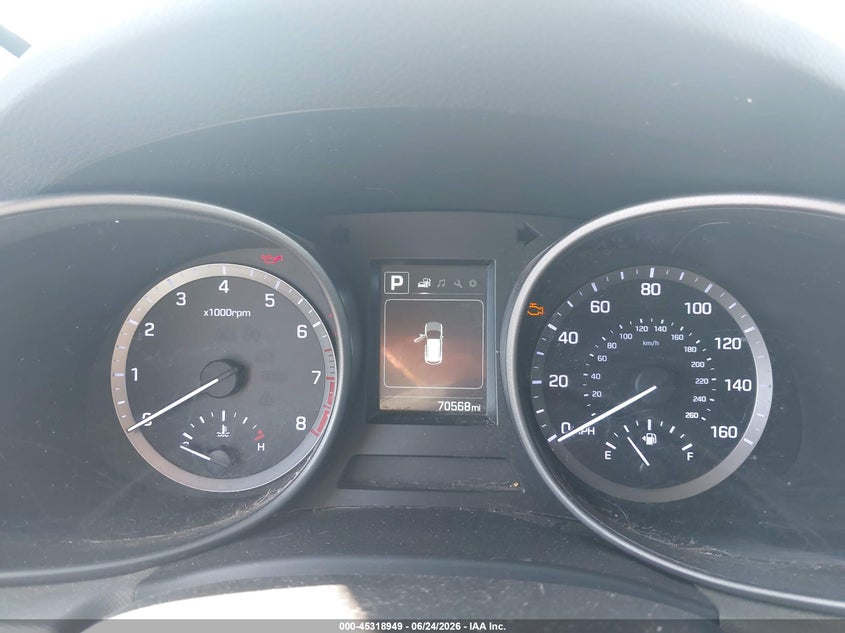 2018 Hyundai Santa fe VIN 5XYZTDLB9JG566897 IAAI salvage auction — FRONT END, Restored (Arizona), sold $1,800 on 2026-07-16 (photo 7)