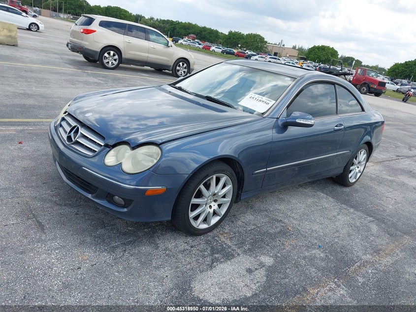 2006 Mercedes-benz Clk-class VIN WDBTJ56J86F189654 IAAI salvage auction — NORMAL WEAR, Clear (Florida), sold $550 on 2026-08-06 (photo 2)