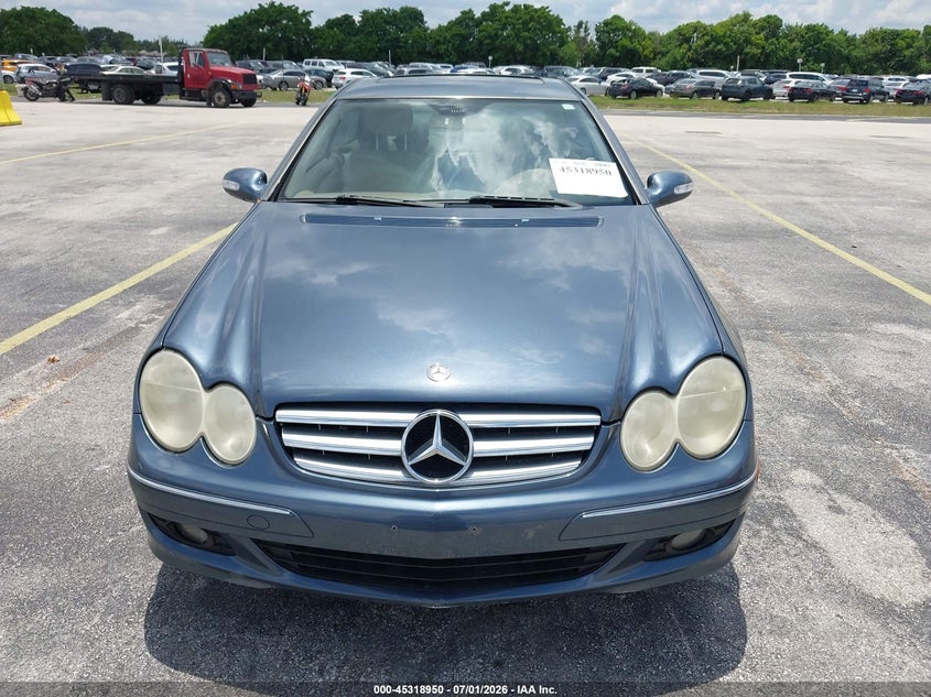 2006 Mercedes-benz Clk-class VIN WDBTJ56J86F189654 IAAI salvage auction — NORMAL WEAR, Clear (Florida), sold $550 on 2026-08-06 (photo 6)