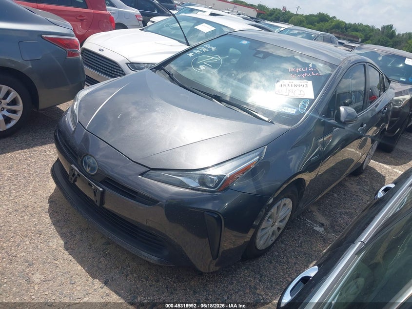 2019 Toyota Prius VIN JTDKARFU9K3079996 IAAI salvage auction — REAR END, Original (Texas), sold $6,150 on 2026-07-20 (photo 2)