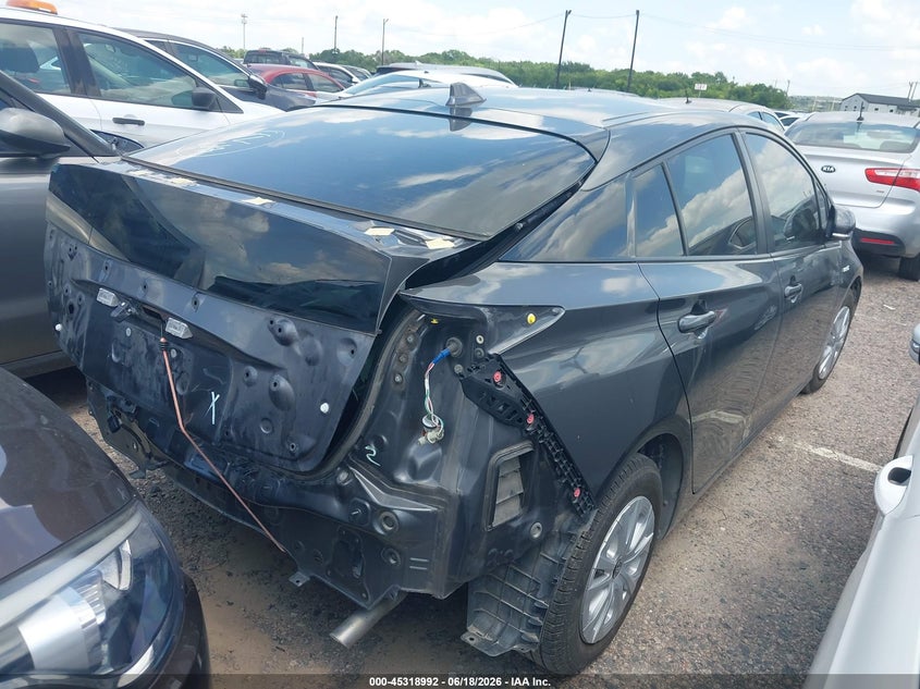 2019 Toyota Prius VIN JTDKARFU9K3079996 IAAI salvage auction — REAR END, Original (Texas), sold $6,150 on 2026-07-20 (photo 4)
