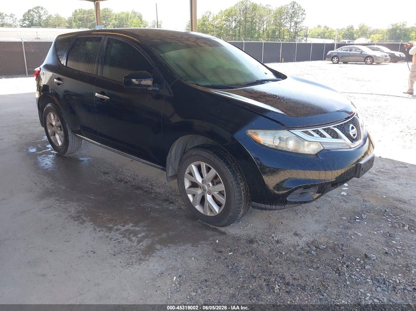 2012 Nissan Murano VIN JN8AZ1MU1CW111210 IAAI salvage auction — RIGHT SIDE, Repossession Paperwork (Georgia), sold $325 on 2026-07-06 (photo 1)