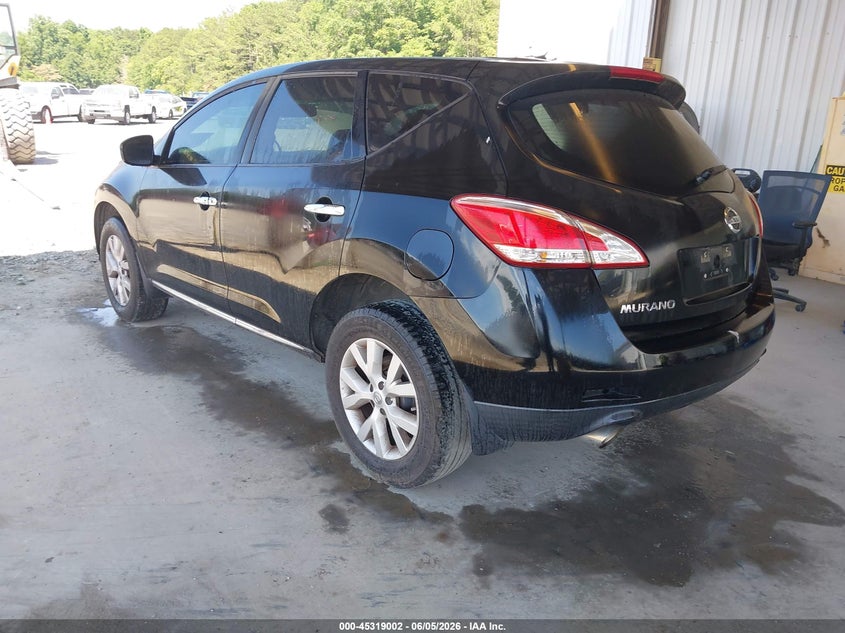 2012 Nissan Murano VIN JN8AZ1MU1CW111210 IAAI salvage auction — RIGHT SIDE, Repossession Paperwork (Georgia), sold $325 on 2026-07-06 (photo 3)