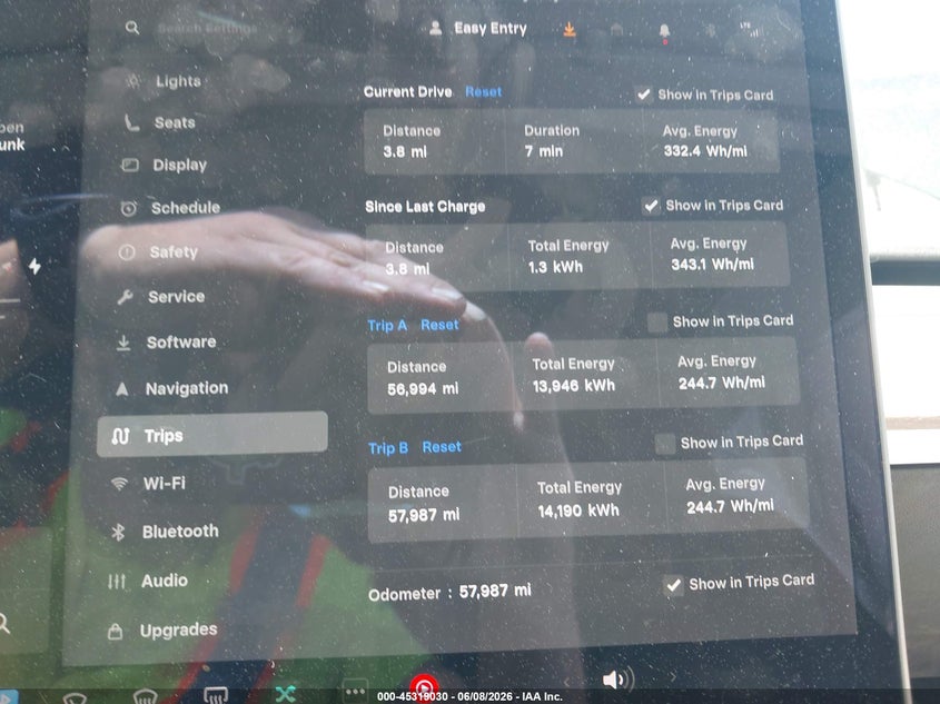 2020 Tesla Model 3 VIN 5YJ3E1EB0LF635028 IAAI salvage auction — FRONT END, Salvage Title, sold $3,850 on 2026-07-24 (photo 7)