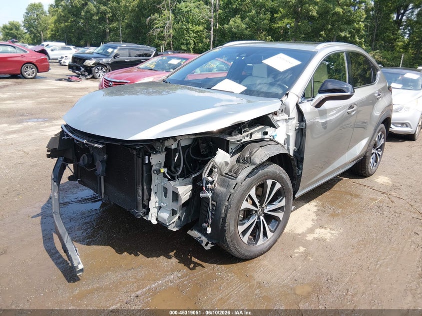 2020 Lexus Nx VIN JTJSARDZ7L5002948 IAAI salvage auction — FRONT END, Wait Title, sold $8,000 on 2026-07-31 (photo 2)