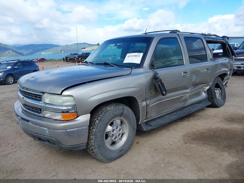 2002 Chevrolet Suburban 1500 VIN 3GNFK16Z32G278994 IAAI salvage auction — LEFT REAR, Clear (Montana), sold $225 on 2026-07-08 (photo 2)