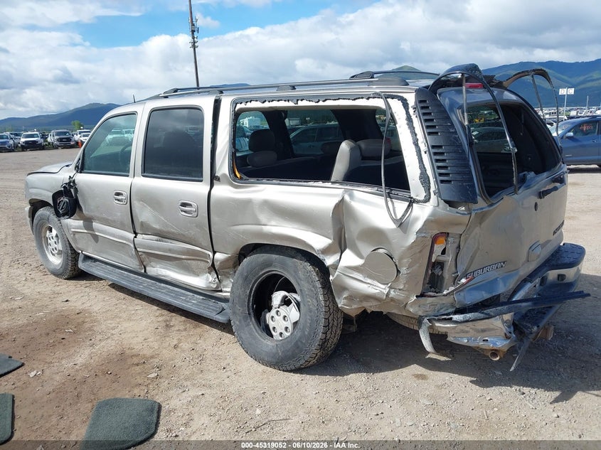 2002 Chevrolet Suburban 1500 VIN 3GNFK16Z32G278994 IAAI salvage auction — LEFT REAR, Clear (Montana), sold $225 on 2026-07-08 (photo 3)