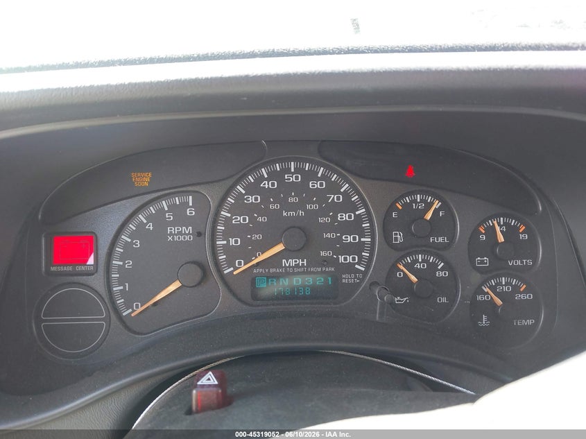 2002 Chevrolet Suburban 1500 VIN 3GNFK16Z32G278994 IAAI salvage auction — LEFT REAR, Clear (Montana), sold $225 on 2026-07-08 (photo 7)
