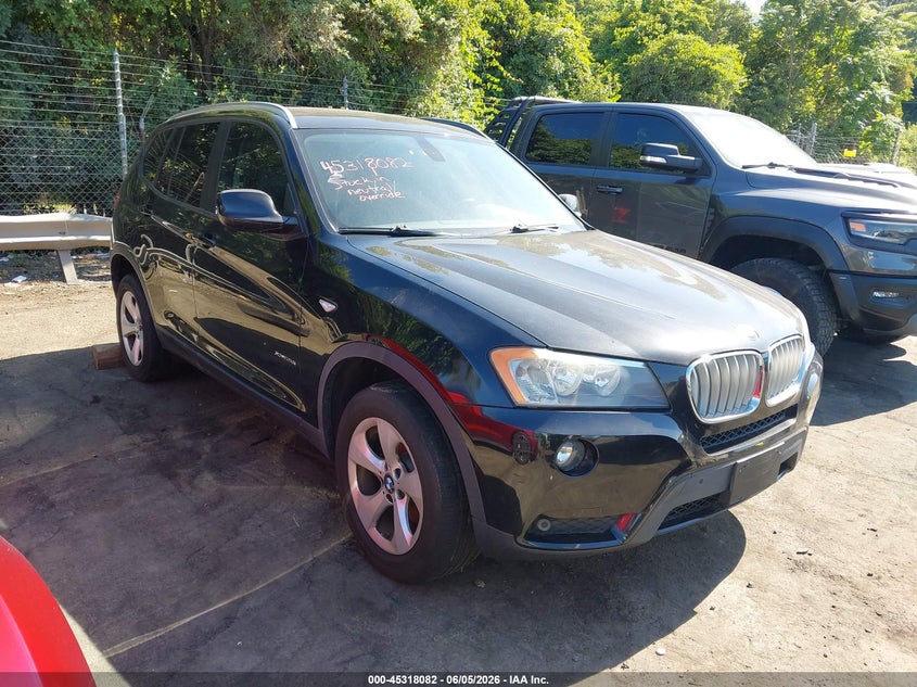 2012 BMW X3 VIN 5UXWX5C55CL723595 IAAI salvage auction — NORMAL WEAR, Clear (North Carolina), sold $350 on 2026-07-09 (photo 1)