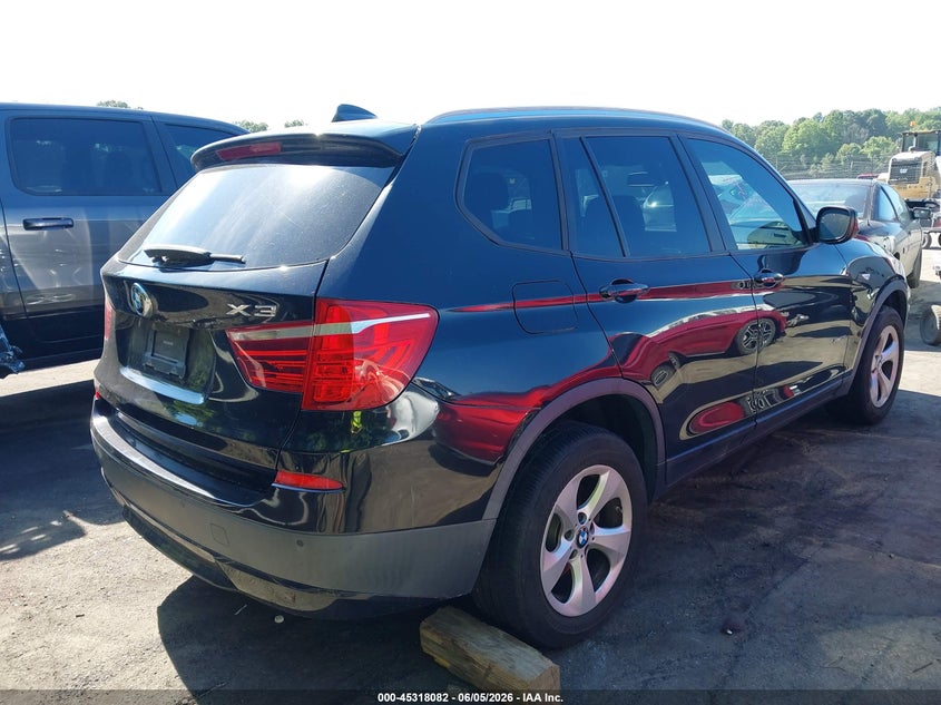 2012 BMW X3 VIN 5UXWX5C55CL723595 IAAI salvage auction — NORMAL WEAR, Clear (North Carolina), sold $350 on 2026-07-09 (photo 4)