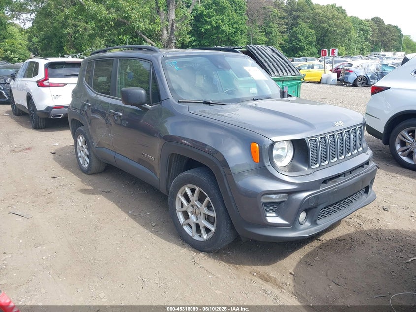 2022 Jeep Renegade VIN ZACNJDB12NPN45275 IAAI salvage auction — NORMAL WEAR, Salvage Title, sold $1,650 on 2026-08-04 (photo 1)