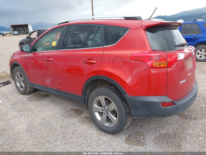 2015 Toyota Rav 4 VIN JTMRFREV5FD169687 IAAI salvage auction — RIGHT FRONT, Salvage Title, sold $3,950 on 2026-08-02 (photo 3)