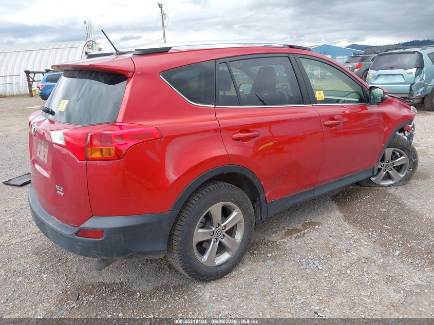 2015 Toyota Rav 4 VIN JTMRFREV5FD169687 IAAI salvage auction — RIGHT FRONT, Salvage Title, sold $3,950 on 2026-08-02 (photo 4)