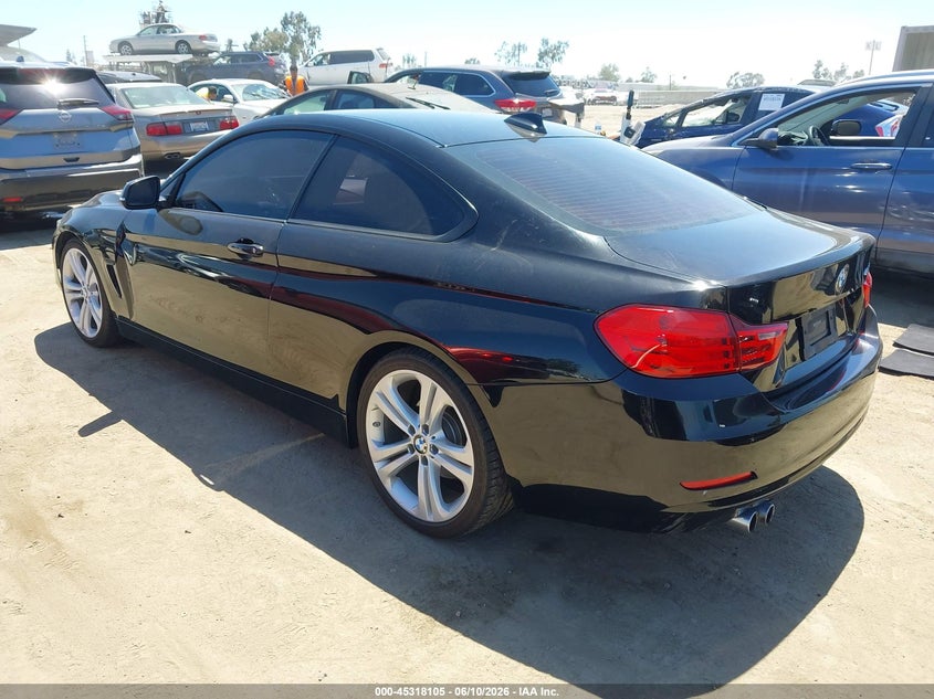 2014 BMW 4er VIN WBA3N7C5XEK220110 IAAI salvage auction — LEFT SIDE, Salvage (California), sold $3,550 on 2026-07-22 (photo 3)