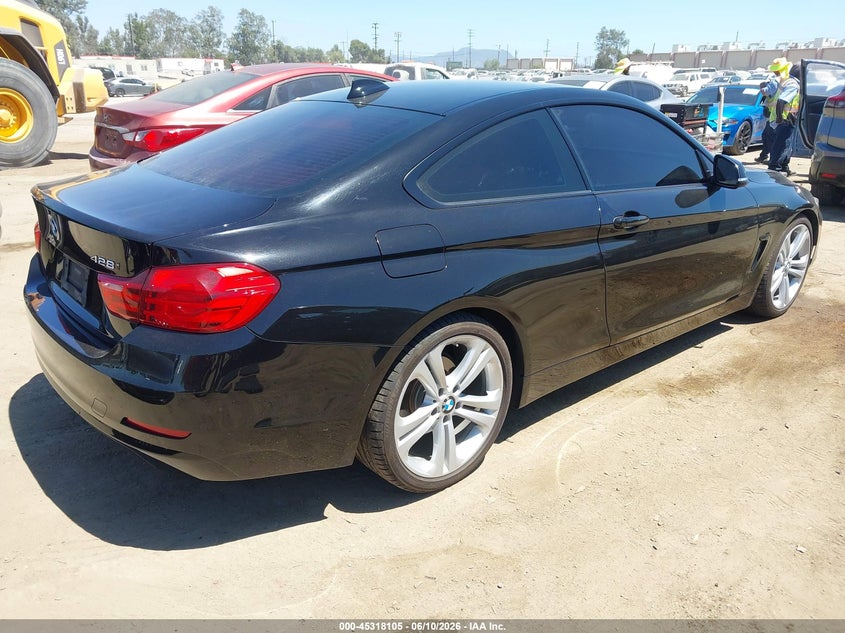 2014 BMW 4er VIN WBA3N7C5XEK220110 IAAI salvage auction — LEFT SIDE, Salvage (California), sold $3,550 on 2026-07-22 (photo 4)