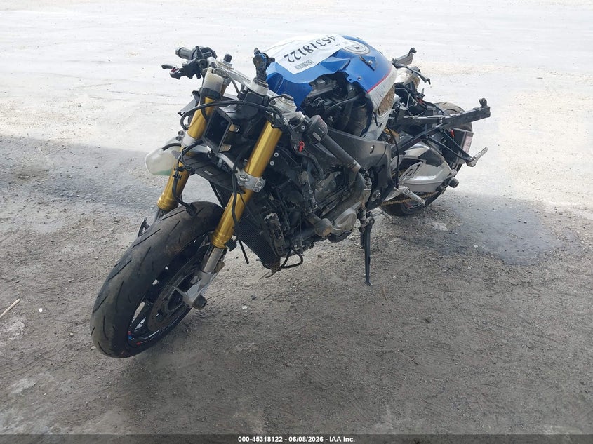 2018 BMW S 1000 VIN WB10D6004JZ711492 IAAI salvage auction — ALL OVER, Salvage Title, sold $1,850 on 2026-07-21 (photo 2)
