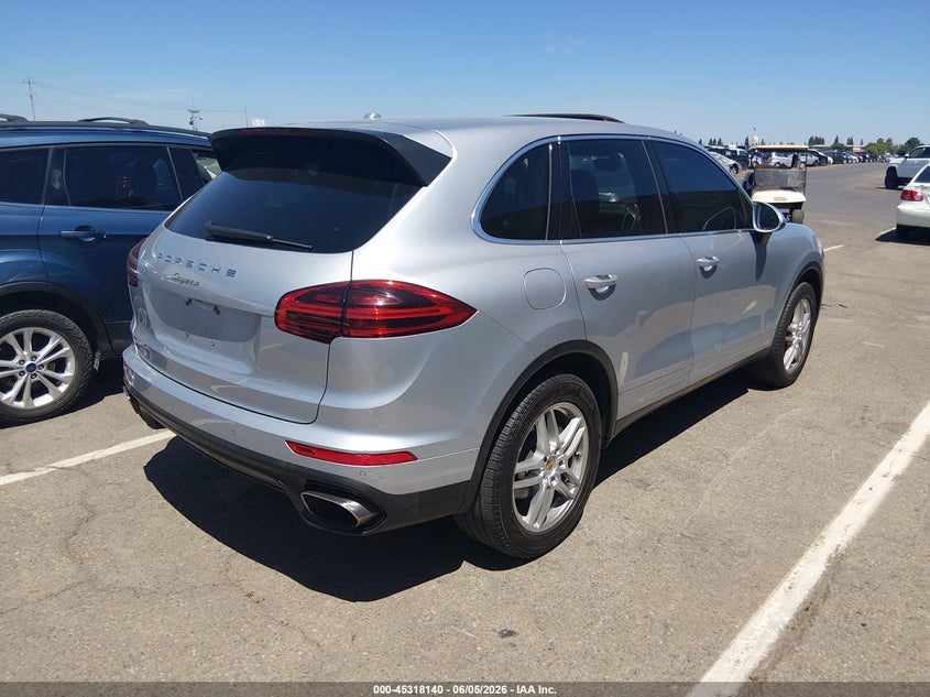 2016 Porsche Cayenne VIN WP1AA2A25GLA04887 IAAI salvage auction — LEFT SIDE, Clear - Dealer Only (California), sold $5,250 on 2026-07-12 (photo 4)
