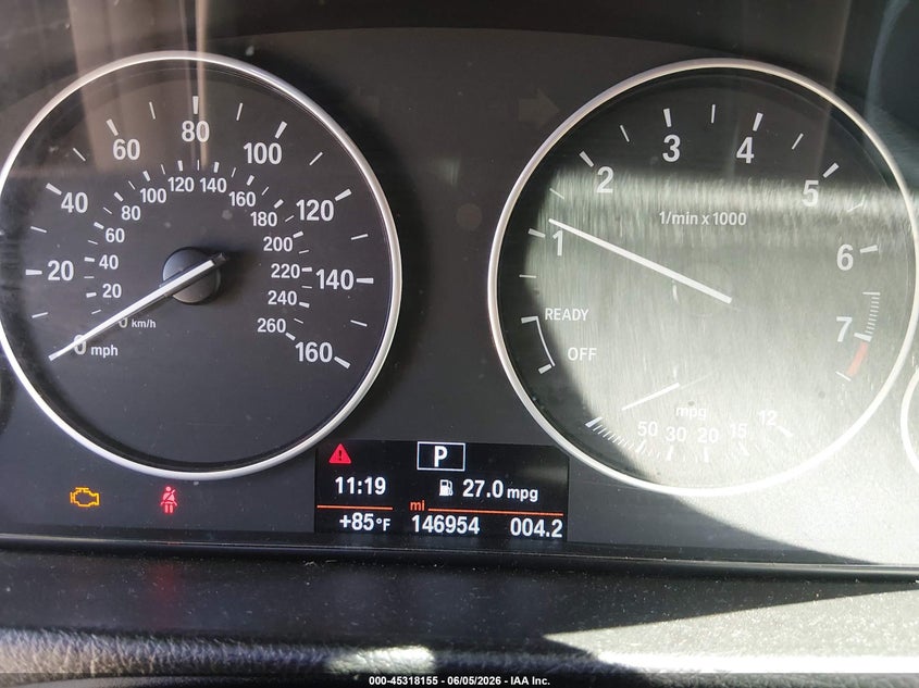2015 BMW 3er VIN WBA3B1C55FK141399 IAAI salvage auction — NORMAL WEAR, Salvage Title, sold $1,875 on 2026-07-29 (photo 7)