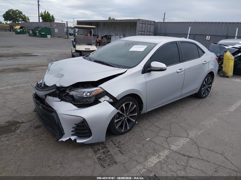 2019 Toyota Corolla VIN 5YFBURHE6KP900671 IAAI salvage auction — FRONT END, Salvage Title, sold $4,675 on 2026-07-15 (photo 2)