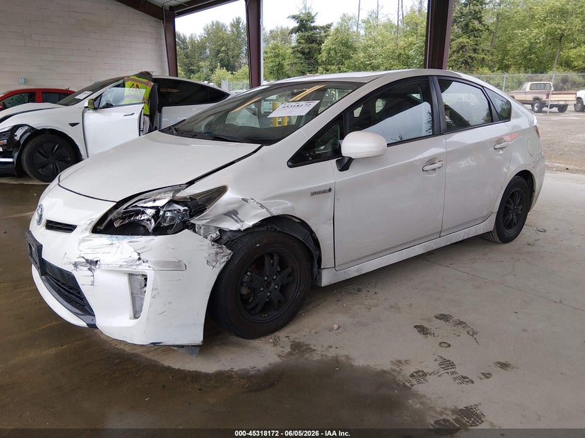 2015 Toyota Prius VIN JTDKN3DU7F1971153 IAAI salvage auction — LEFT FRONT, Salvage Title, sold $2,850 on 2026-07-15 (photo 2)