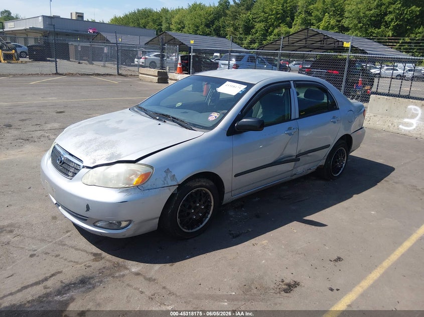 2006 Toyota Corolla VIN JTDBR32E760061458 IAAI salvage auction — NORMAL WEAR, Clear (Connecticut), sold $825 on 2026-07-09 (photo 2)