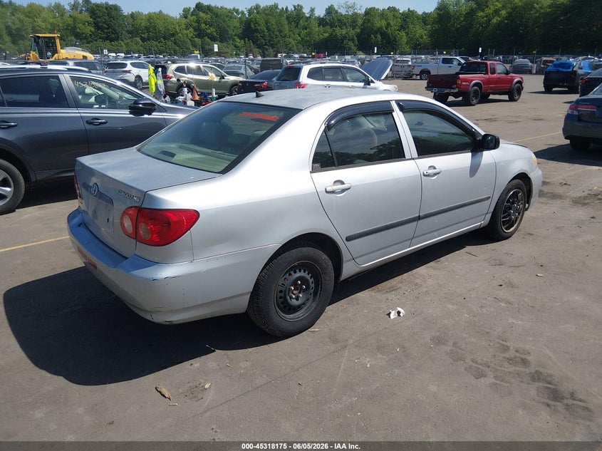 2006 Toyota Corolla VIN JTDBR32E760061458 IAAI salvage auction — NORMAL WEAR, Clear (Connecticut), sold $825 on 2026-07-09 (photo 4)