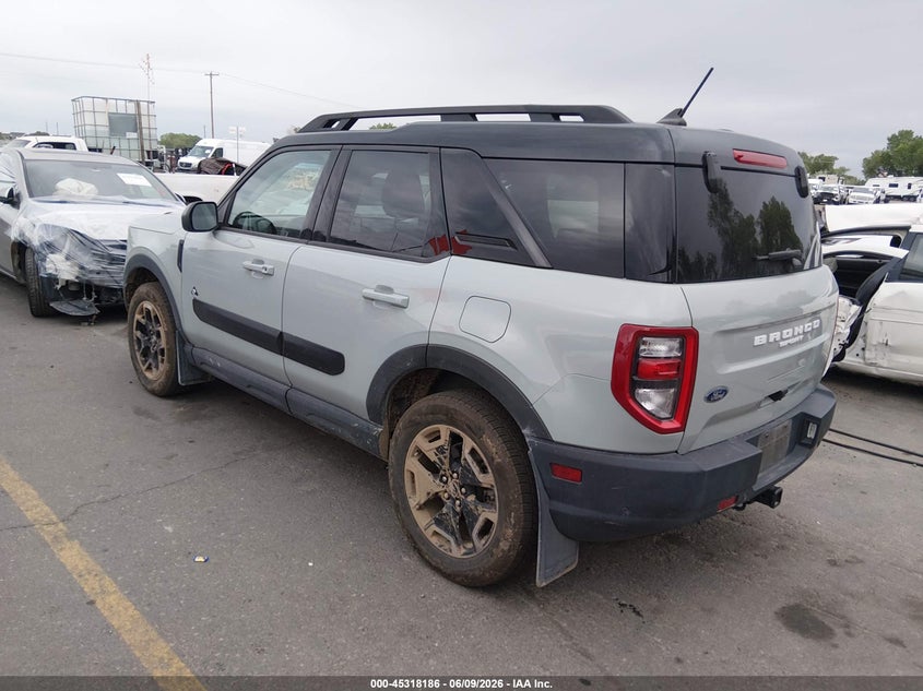2022 Ford Bronco sport VIN 3FMCR9C62NRE23267 IAAI salvage auction — UNDERCARRIAGE, Salvage (Utah), sold $10,625 on 2026-07-23 (photo 3)