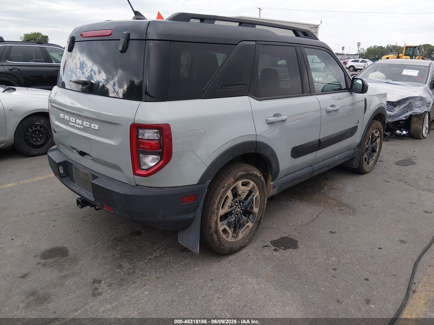 2022 Ford Bronco sport VIN 3FMCR9C62NRE23267 IAAI salvage auction — UNDERCARRIAGE, Salvage (Utah), sold $10,625 on 2026-07-23 (photo 4)