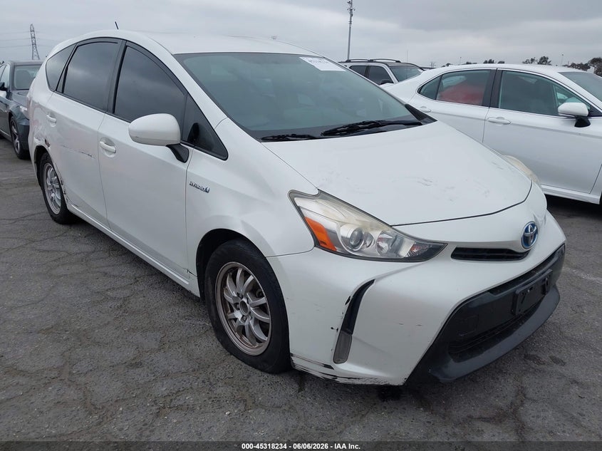 2016 Toyota Prius v VIN JTDZN3EU2GJ044186 IAAI salvage auction — NORMAL WEAR, Salvage Title, sold $4,100 on 2026-07-16 (photo 1)