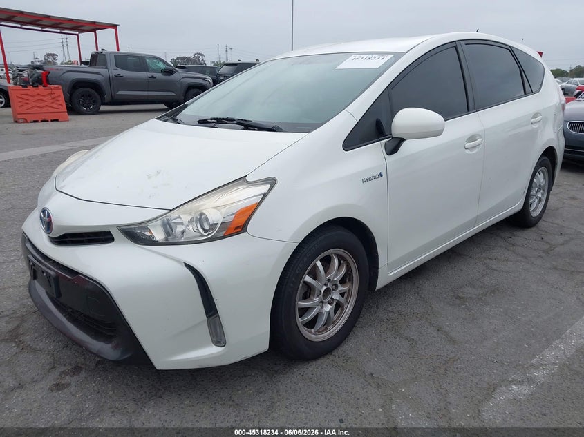 2016 Toyota Prius v VIN JTDZN3EU2GJ044186 IAAI salvage auction — NORMAL WEAR, Salvage Title, sold $4,100 on 2026-07-16 (photo 2)