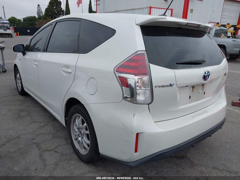 2016 Toyota Prius v VIN JTDZN3EU2GJ044186 IAAI salvage auction — NORMAL WEAR, Salvage Title, sold $4,100 on 2026-07-16 (photo 3)