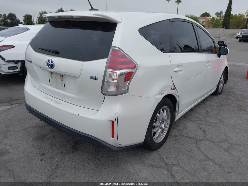 2016 Toyota Prius v VIN JTDZN3EU2GJ044186 IAAI salvage auction — NORMAL WEAR, Salvage Title, sold $4,100 on 2026-07-16 (photo 4)