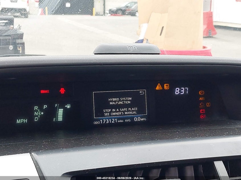 2016 Toyota Prius v VIN JTDZN3EU2GJ044186 IAAI salvage auction — NORMAL WEAR, Salvage Title, sold $4,100 on 2026-07-16 (photo 7)