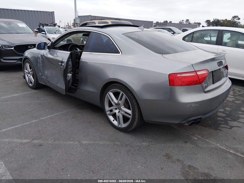 2011 Audi A5 VIN WAUCFAFR3BA004559 IAAI salvage auction — LEFT SIDE, Salvage (California), sold $325 on 2026-07-23 (photo 3)