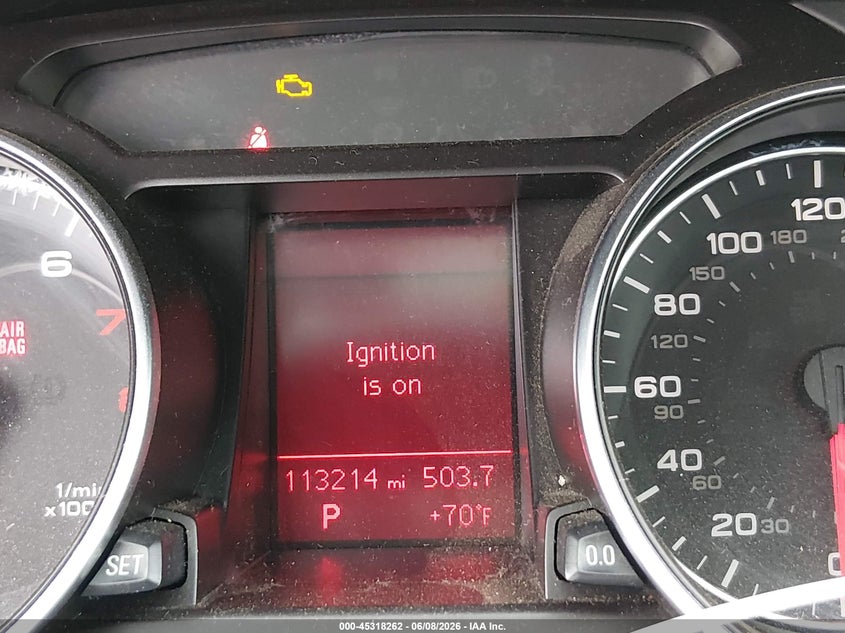 2011 Audi A5 VIN WAUCFAFR3BA004559 IAAI salvage auction — LEFT SIDE, Salvage (California), sold $325 on 2026-07-23 (photo 7)