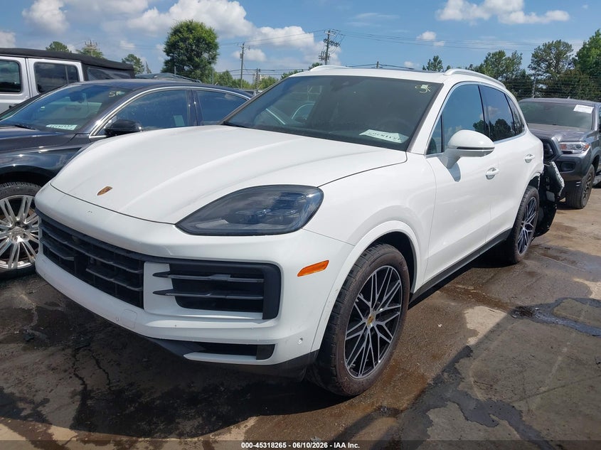 2024 Porsche Cayenne VIN WP1AA2AY5RDA14496 IAAI salvage auction — REAR END, Wait Title, sold $46,800 on 2026-10-07 (photo 2)