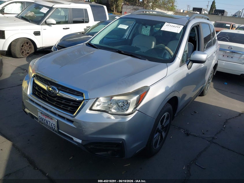 2017 Subaru Forester VIN JF2SJAEC7HH448796 IAAI salvage auction — REAR END, Salvage Certificate (California), sold $5,475 on 2026-07-15 (photo 2)