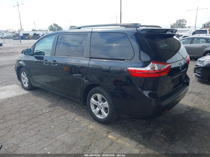 2016 Toyota Sienna VIN 5TDKK3DC8GS730531 IAAI salvage auction — FRONT END, Salvage Title, sold $3,800 on 2026-07-07 (photo 3)