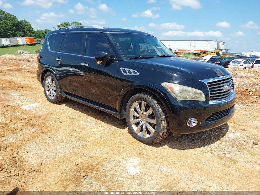 2012 Infiniti Qx56 VIN JN8AZ2NE8C9016381 IAAI salvage auction — HAIL, Clear (Missouri), sold $25 on 2026-07-27 (photo 1)