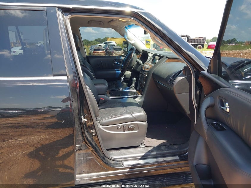 2012 Infiniti Qx56 VIN JN8AZ2NE8C9016381 IAAI salvage auction — HAIL, Clear (Missouri), sold $25 on 2026-07-27 (photo 5)
