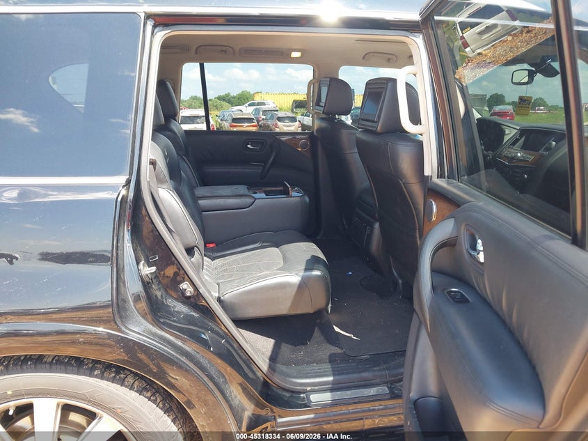 2012 Infiniti Qx56 VIN JN8AZ2NE8C9016381 IAAI salvage auction — HAIL, Clear (Missouri), sold $25 on 2026-07-27 (photo 8)