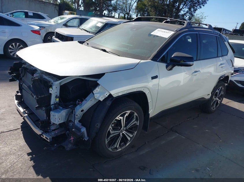 2022 Toyota Rav 4 VIN JTMFB3FV0ND101757 IAAI salvage auction — REAR END, Salvage Title, sold $5,300 on 2026-07-29 (photo 2)